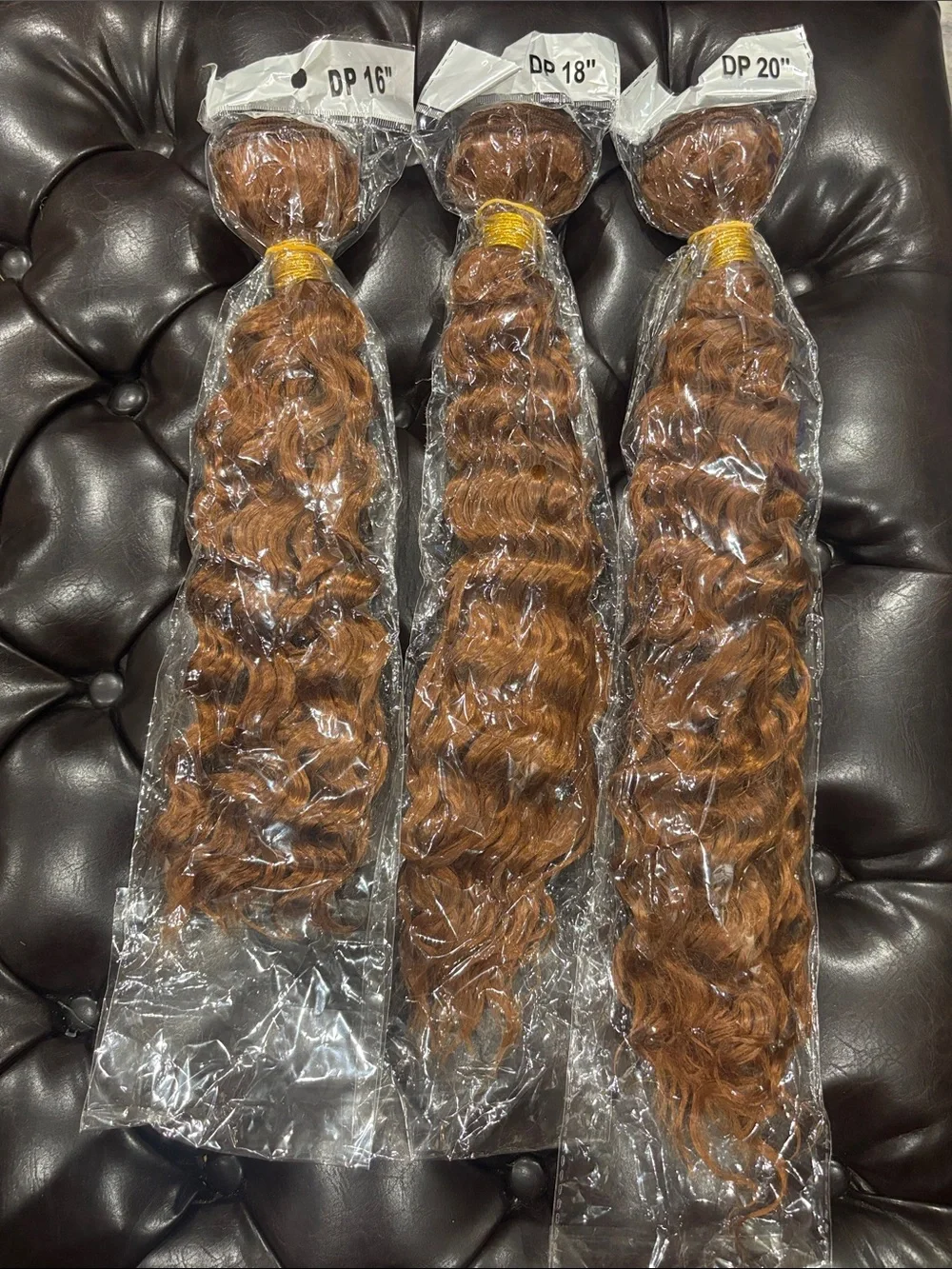 Natural Wave Women’s Hair Extensions - Brown (3-Pack, 16